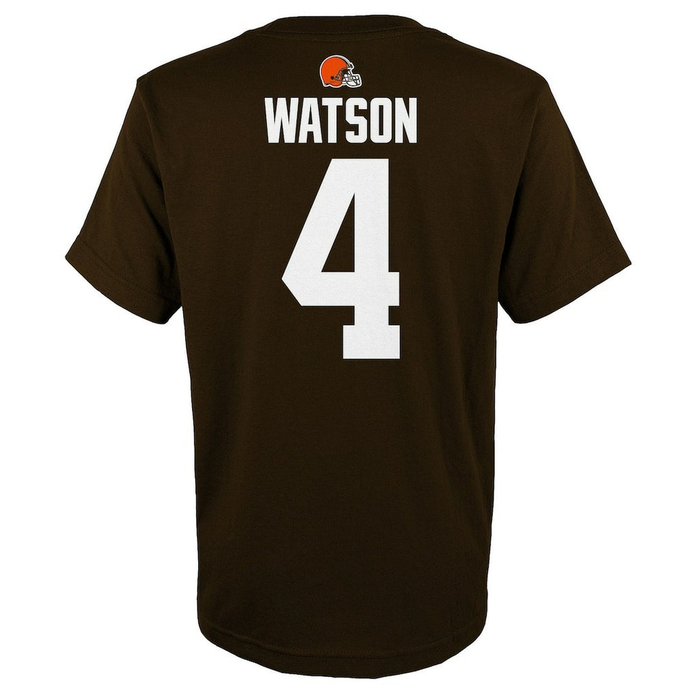 Deshaun Watson  Youth Mainliner Player Name & Number T-Shirt - Cleveland Browns