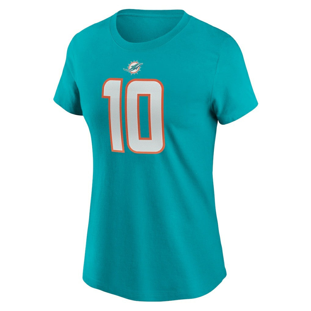 Tyreek Hill  Women's Player Name & Number T-Shirt - Miami Dolphins