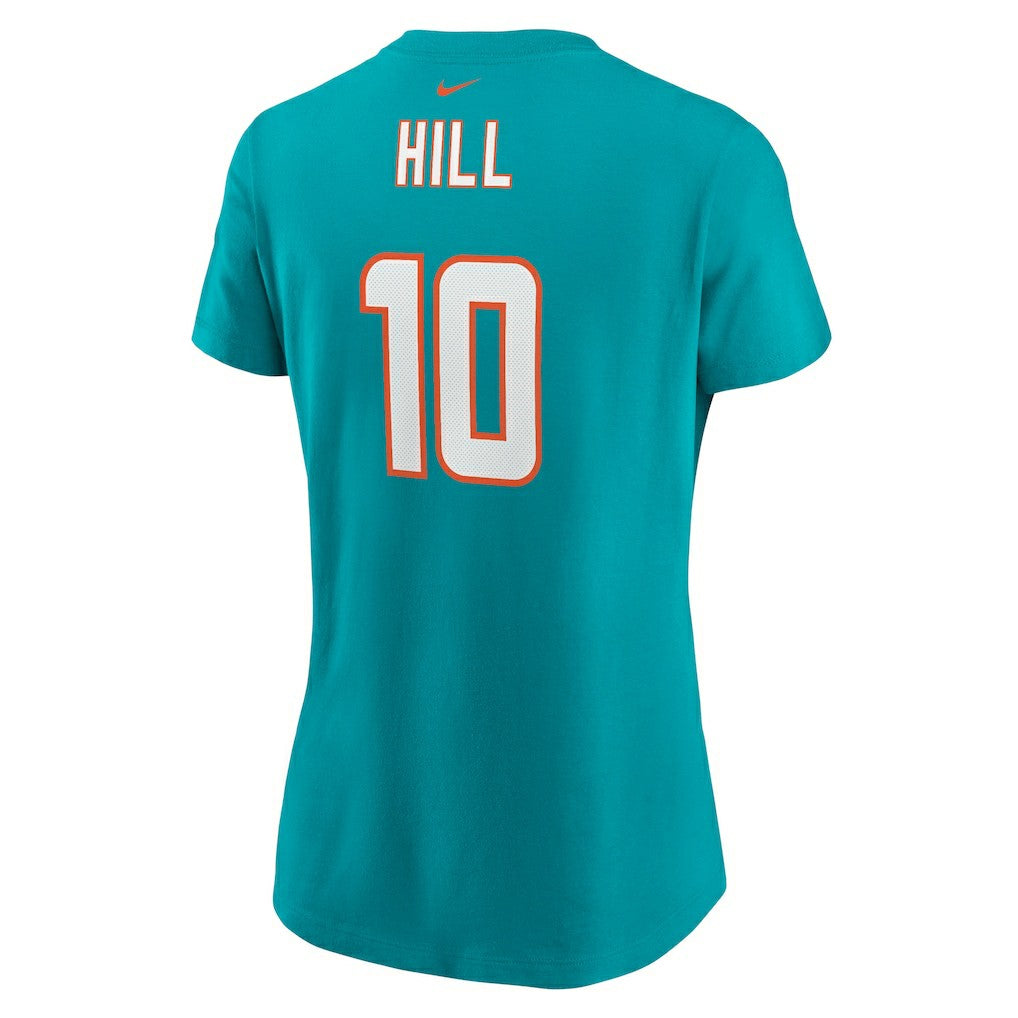 Tyreek Hill  Women's Player Name & Number T-Shirt - Miami Dolphins