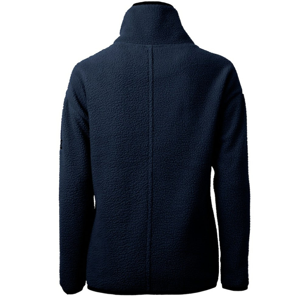 MLB Atlanta Braves Cutter & Buck Women's Cascade Eco Sherpa Fleece Quarter-Zip Pullover Jacket