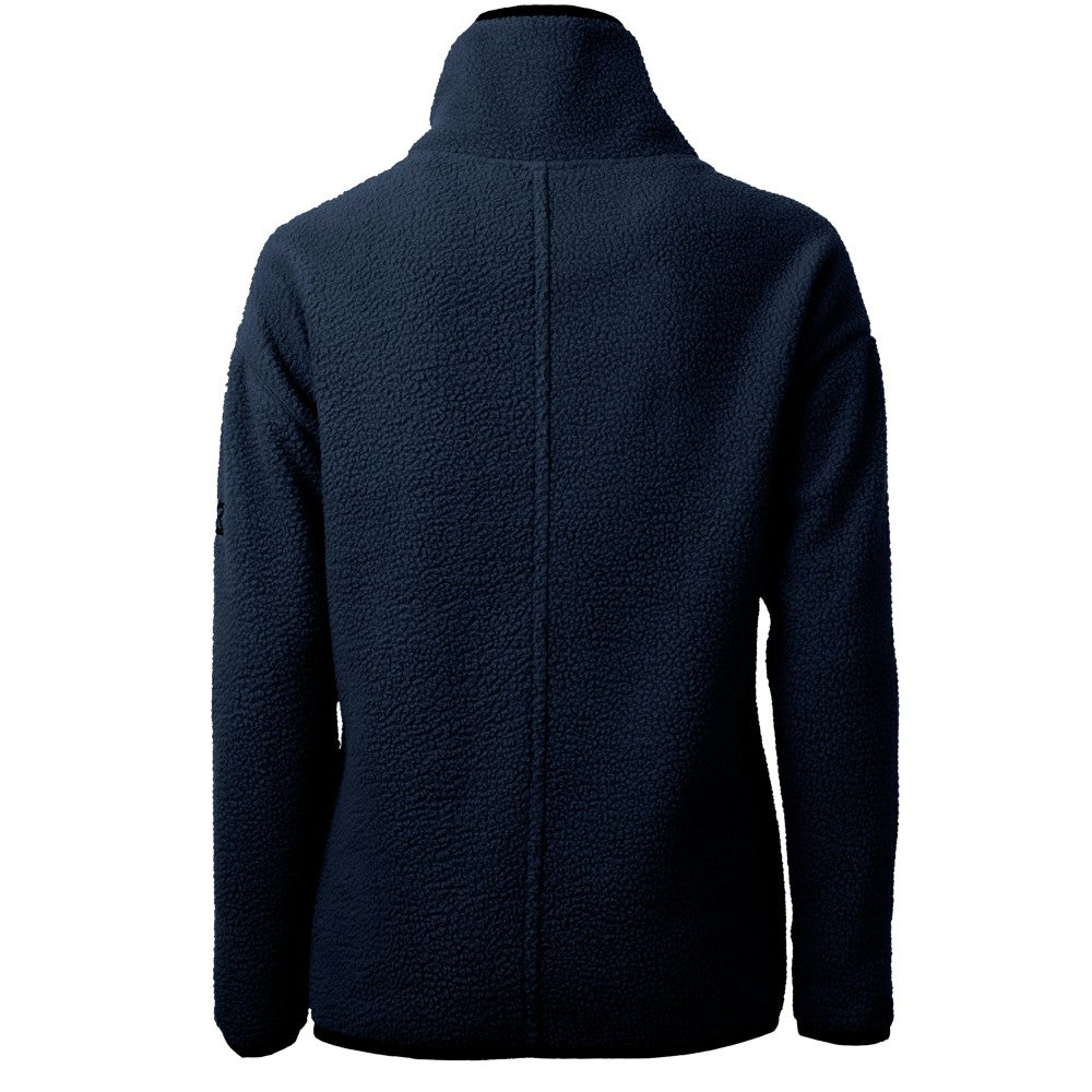 MLB Cleveland Guardians Cutter & Buck Women's Cascade Eco Sherpa Fleece Quarter-Zip Pullover Jacket