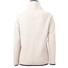 MLB Chicago Cubs Cutter & Buck Women's Cascade Eco Sherpa Fleece Quarter-Zip Pullover Jacket