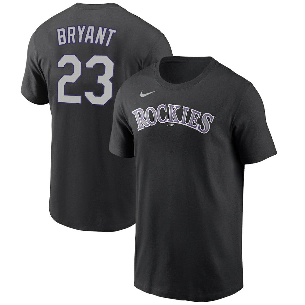 MLB Kris Bryant Colorado Rockies Nike Name & Number T-Shirt