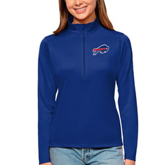 Antigua Women's Tribute Half-Zip Top - Buffalo Bills