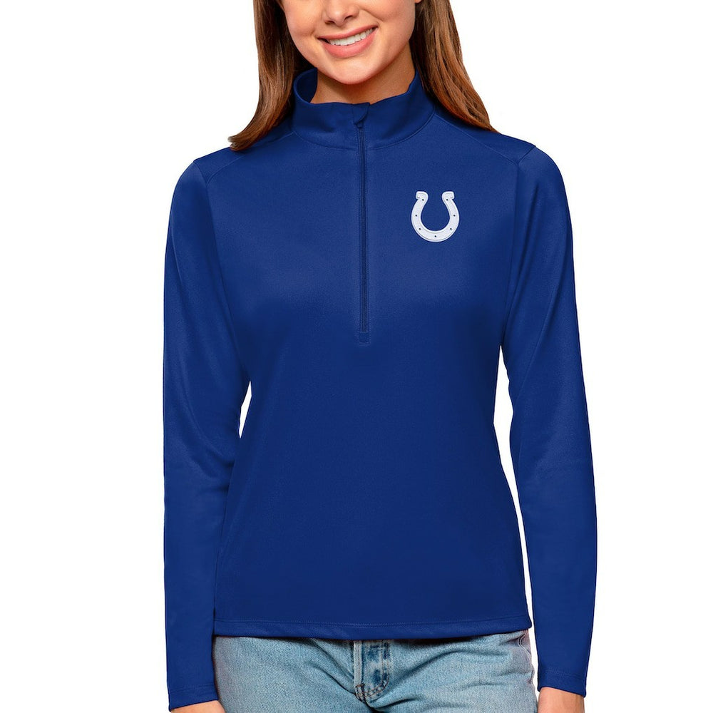 Antigua Women's Tribute Half-Zip Top - Indianapolis Colts