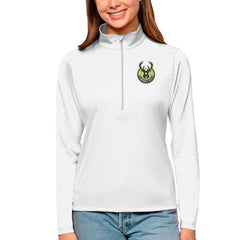 NBA Milwaukee Bucks Antigua Women's Tribute Half-Zip Top