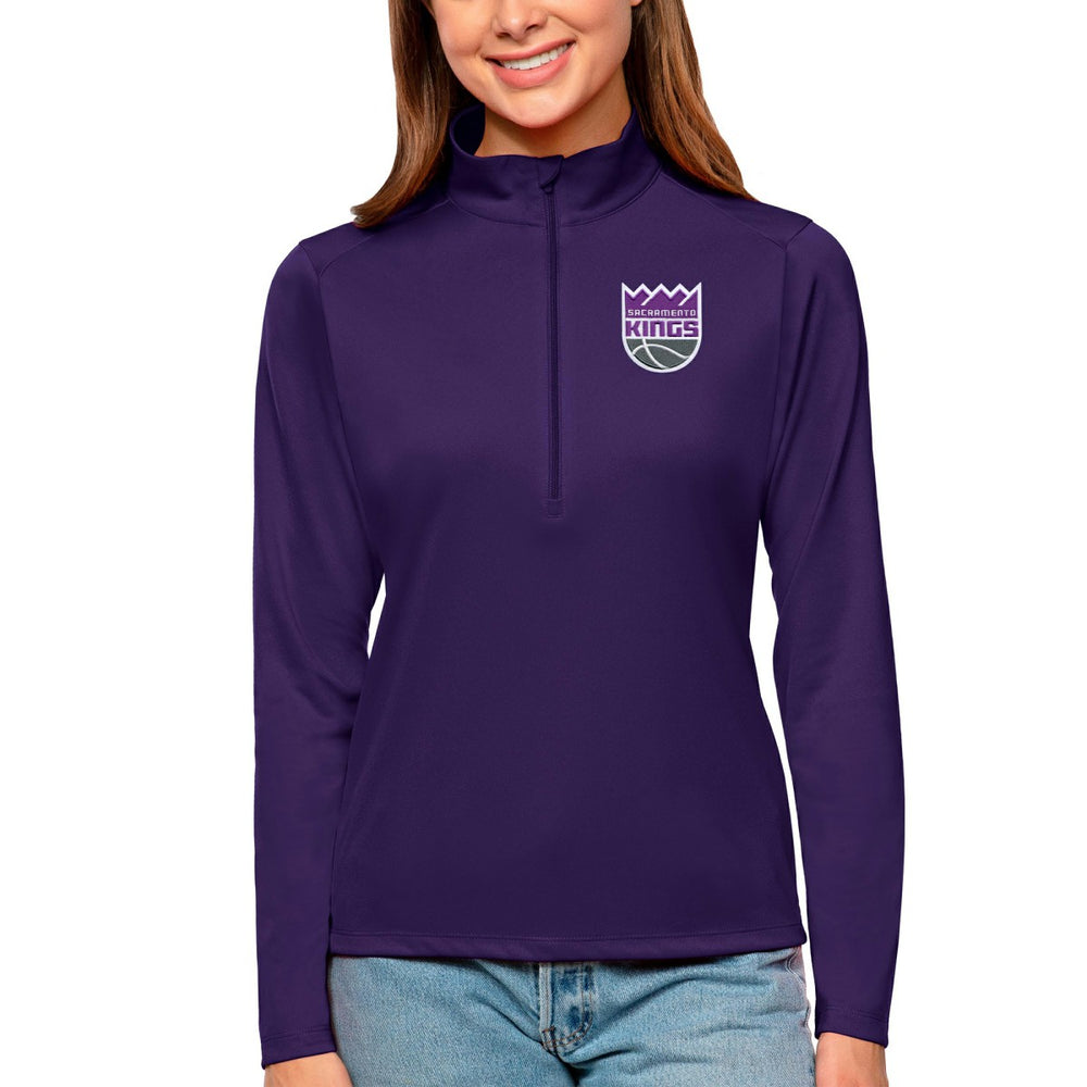 NBA Sacramento Kings Antigua Women's Tribute Half-Zip Top