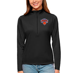 NBA New York Knicks Antigua Women's Tribute Half-Zip Top