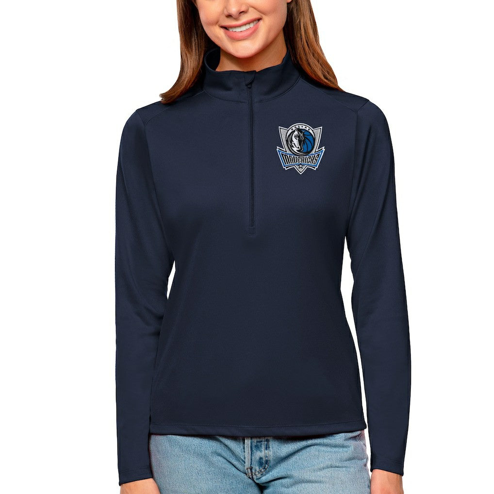 NBA Dallas Mavericks Antigua Women's Tribute Half-Zip Top sale