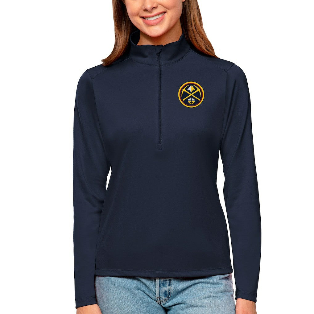NBA Denver Nuggets Antigua Women's Tribute Half-Zip Top sale