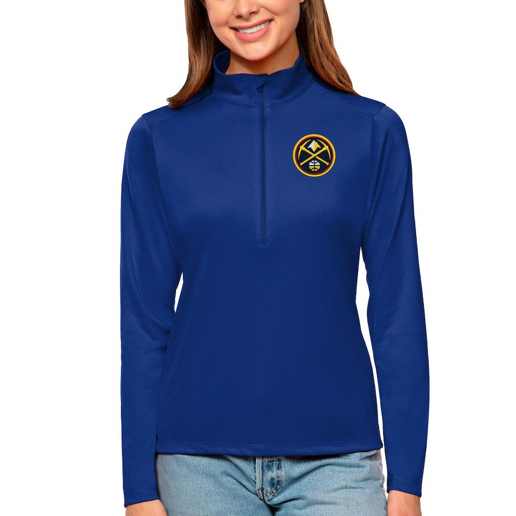 NBA Denver Nuggets Antigua Women's Tribute Half-Zip Top sale