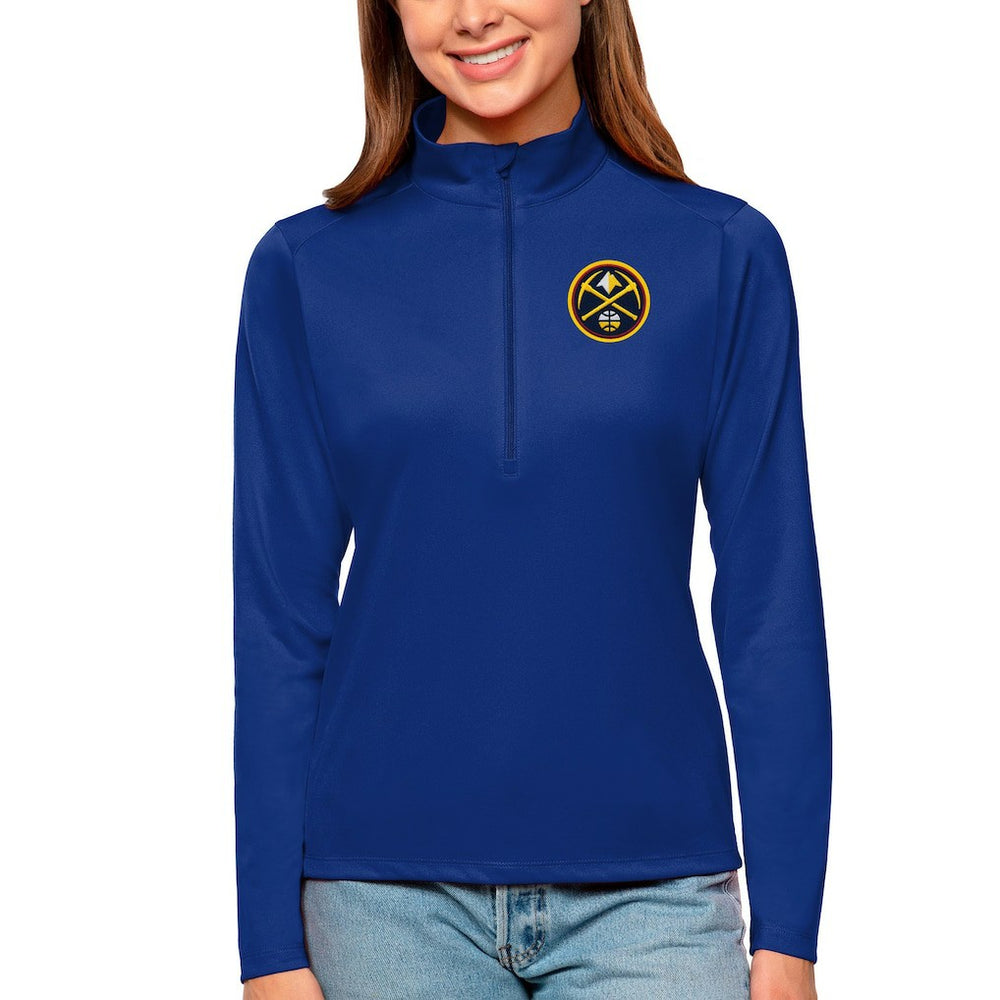 NBA Denver Nuggets Antigua Women's Tribute Half-Zip Top sale