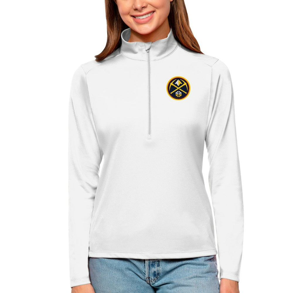NBA Denver Nuggets Antigua Women's Tribute Half-Zip Top sale