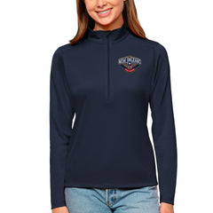 NBA New Orleans Pelicans Antigua Women's Tribute Half-Zip Top