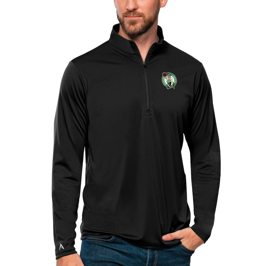 NBA Boston Celtics Antigua Tribute Quarter-Zip Pullover Top