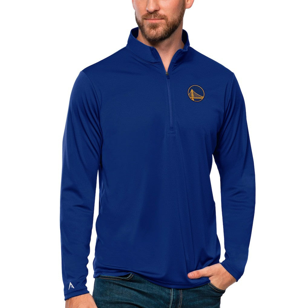 NBA Golden State Warriors Antigua Tribute Quarter-Zip Pullover Top sale