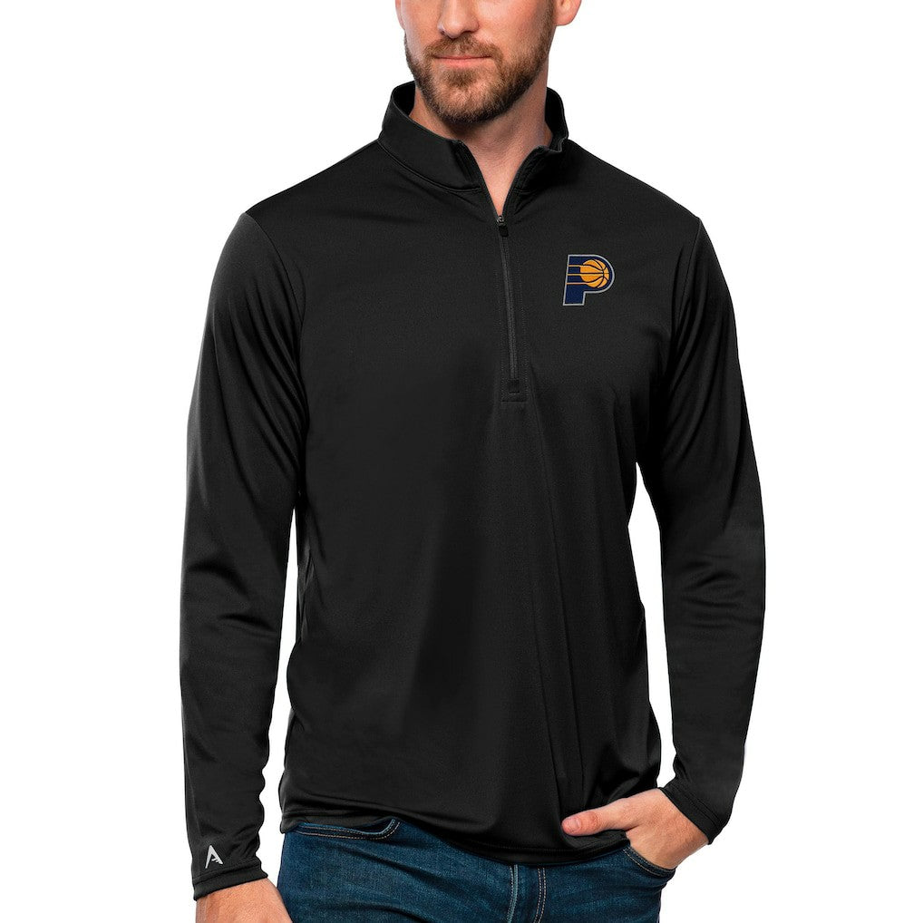 NBA Indiana Pacers Antigua Tribute Quarter-Zip Pullover Top