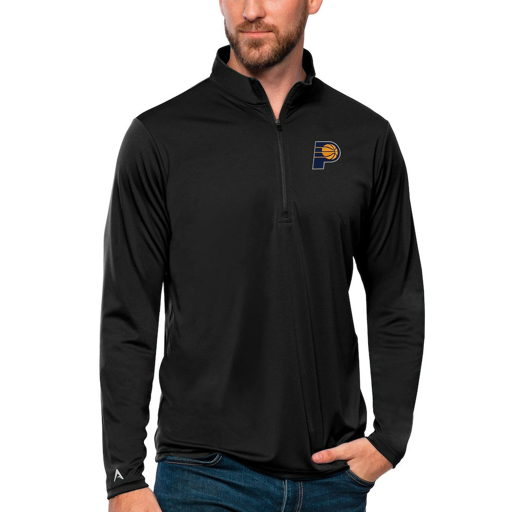 NBA Indiana Pacers Antigua Tribute Quarter-Zip Pullover Top