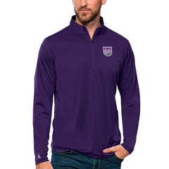 NBA Sacramento Kings Antigua Tribute Quarter-Zip Pullover Top
