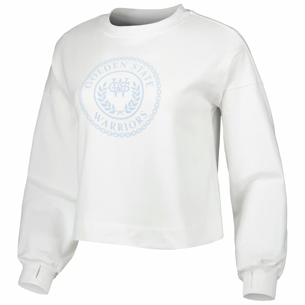 NBA Golden State Warriors Lusso Women's Lola Ball and Chain Pullover Sweatshirt sale