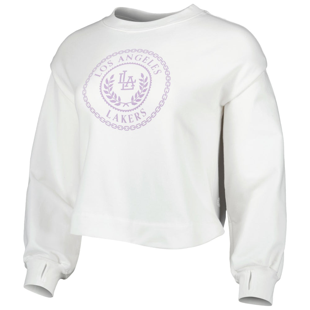 NBA Los Angeles Lakers Lusso Women's Lola Ball and Chain Pullover Sweatshirt