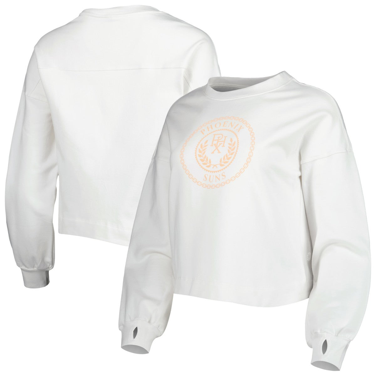 NBA Phoenix Suns Lusso Women's Lola Ball and Chain Pullover Sweatshirt