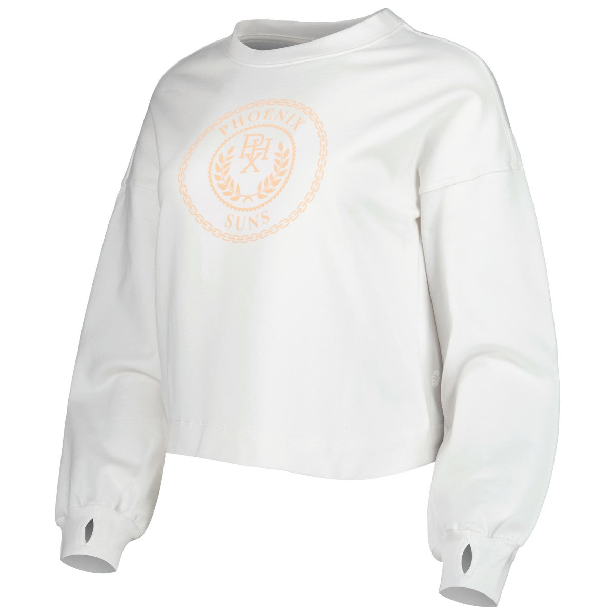 NBA Phoenix Suns Lusso Women's Lola Ball and Chain Pullover Sweatshirt