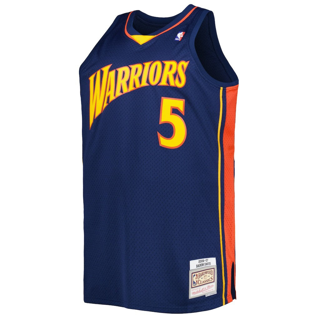 NBA Baron Davis Golden State Warriors Big & Tall Hardwood Classics 2006/07 Swingman Jersey sale