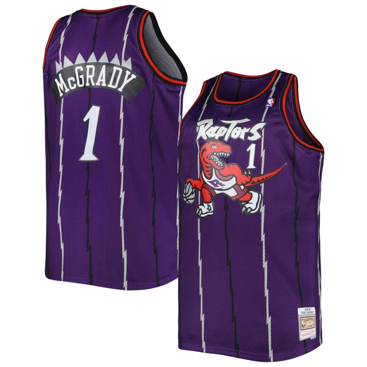 NBA Tracy McGrady Toronto Raptors Big & Tall Hardwood Classics 1998/99 Swingman Jersey