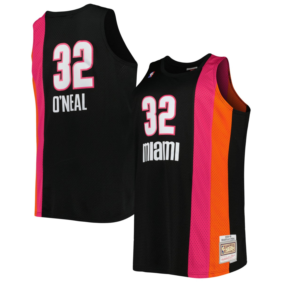 NBA Shaquille O'Neal Miami Heat Big & Tall Hardwood Classics 2005/06 Swingman Jersey