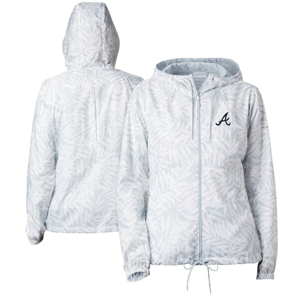 MLB Atlanta Braves Columbia Women's Flash Forward Full-Zip Windbreaker Jacket