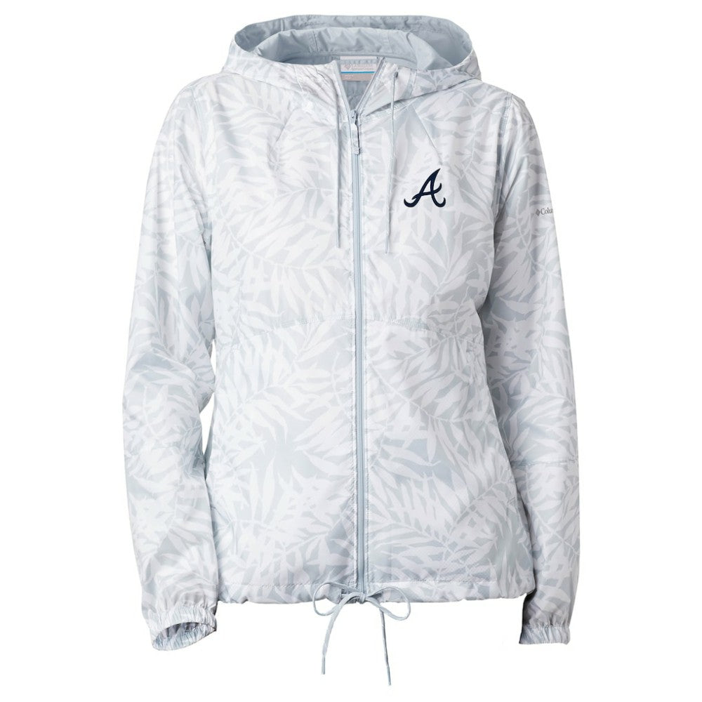 MLB Atlanta Braves Columbia Women's Flash Forward Full-Zip Windbreaker Jacket