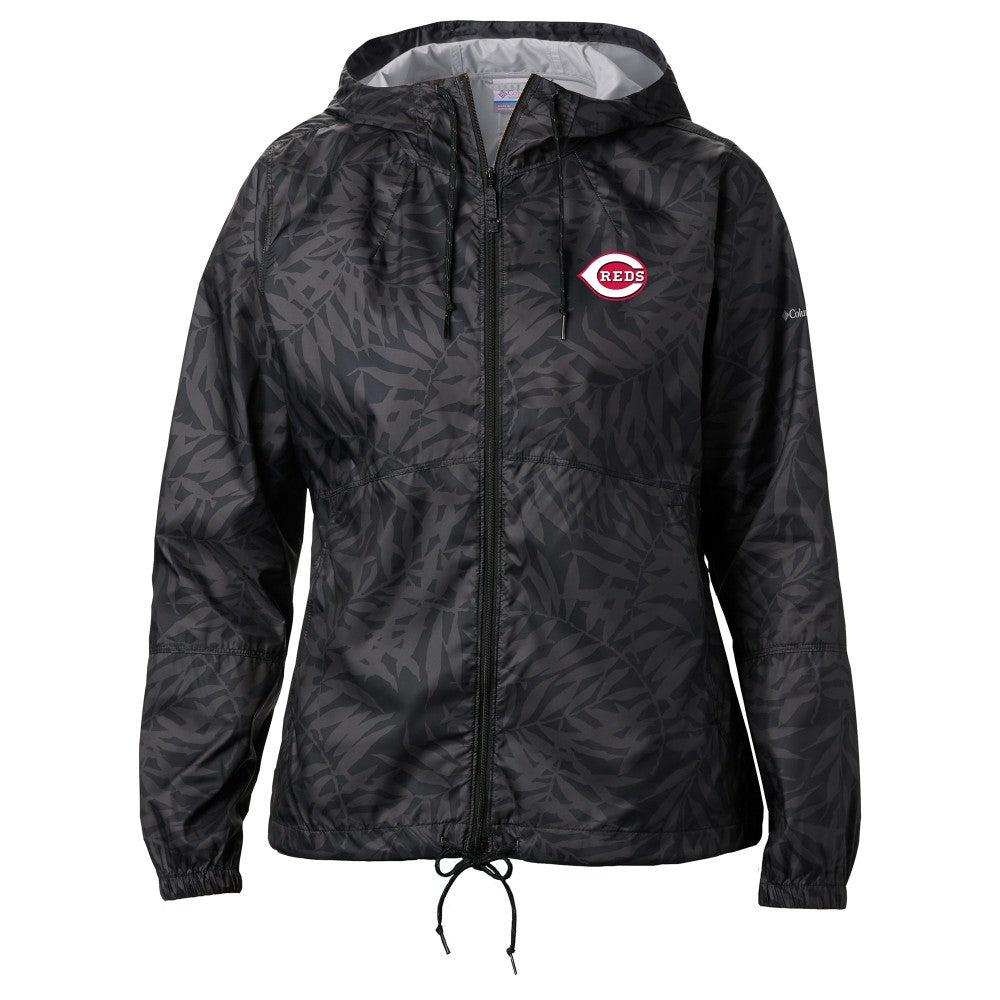 MLB Cincinnati Reds Columbia Women's Flash Forward Full-Zip Windbreaker Jacket
