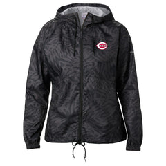 MLB Cincinnati Reds Columbia Women's Flash Forward Full-Zip Windbreaker Jacket