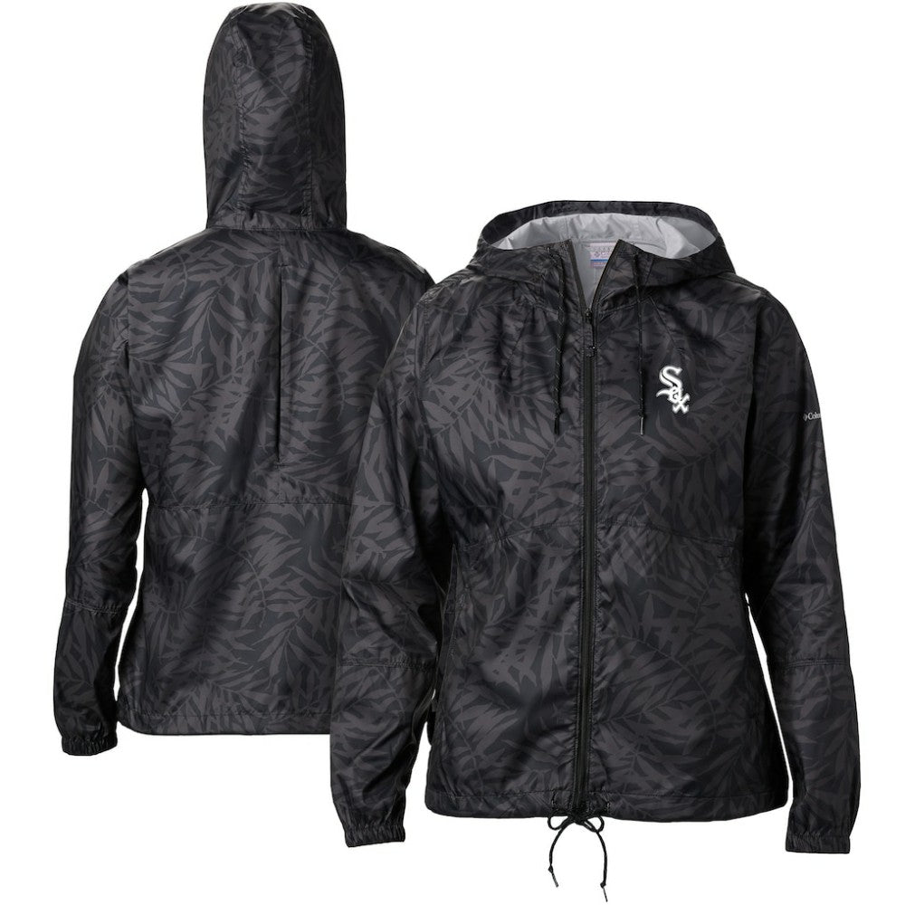MLB Chicago White Sox Columbia Women's Team Flash Forward Full-Zip Windbreaker Jacket