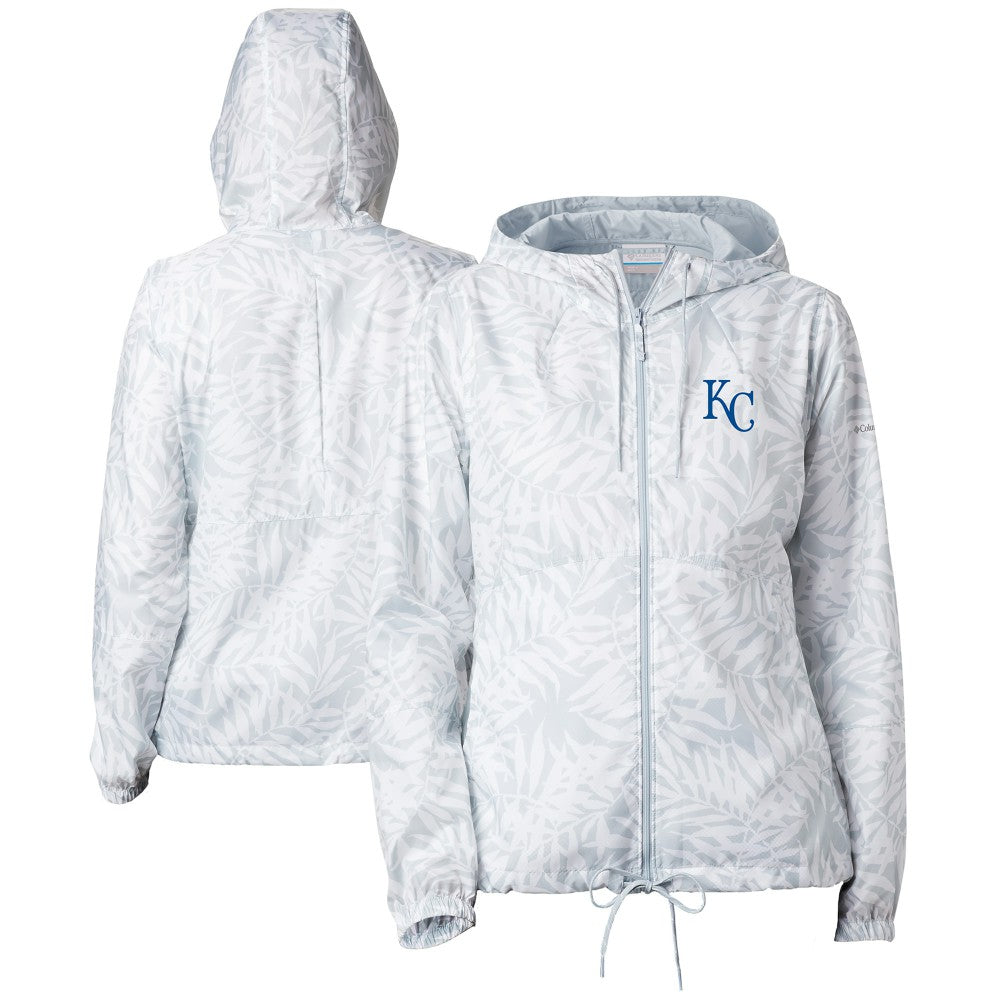 MLB Kansas City Royals Columbia Women's Flash Forward Full-Zip Windbreaker Jacket