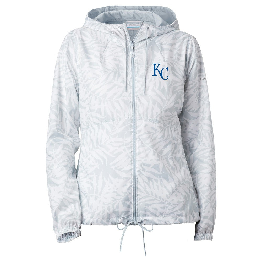 MLB Kansas City Royals Columbia Women's Flash Forward Full-Zip Windbreaker Jacket