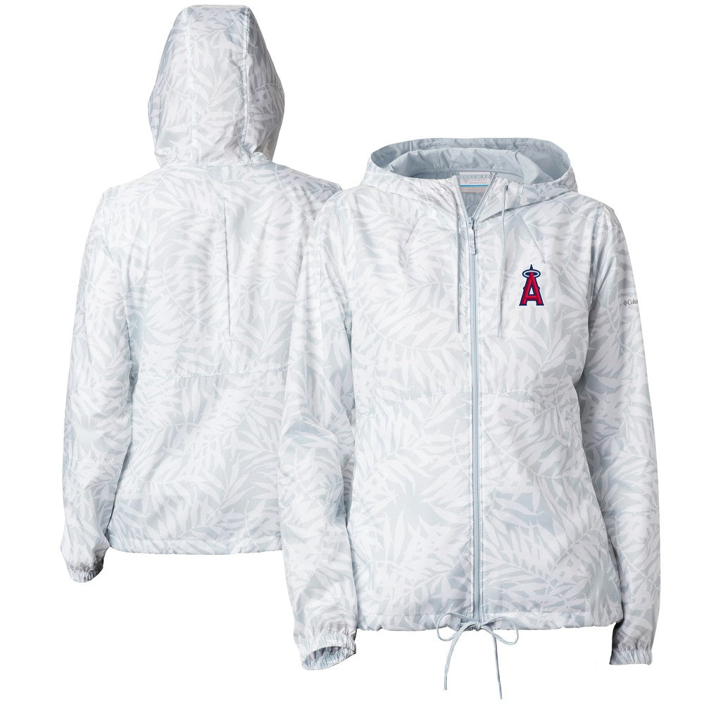MLB Los Angeles Angels Columbia Women's Flash Forward Full-Zip Windbreaker Jacket