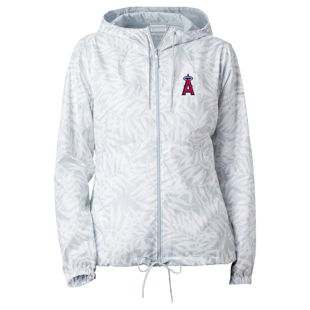 MLB Los Angeles Angels Columbia Women's Flash Forward Full-Zip Windbreaker Jacket