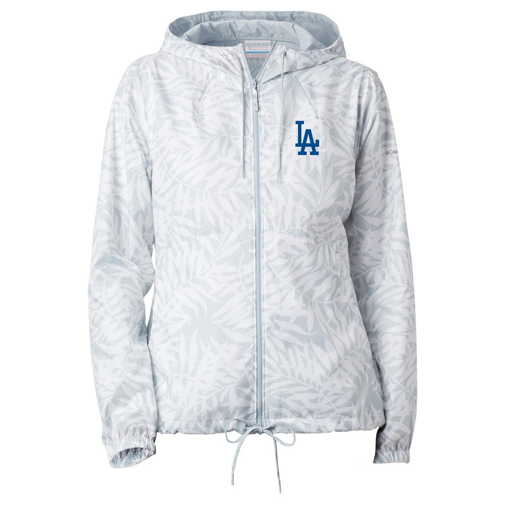 MLB Los Angeles Dodgers Columbia Women's Flash Forward Full-Zip Windbreaker Jacket