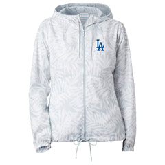 MLB Los Angeles Dodgers Columbia Women's Flash Forward Full-Zip Windbreaker Jacket