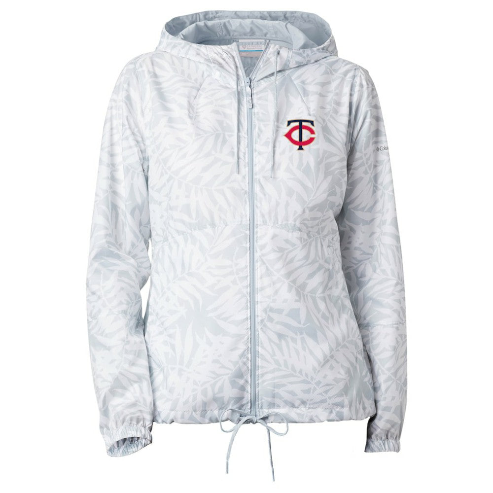 MLB Minnesota Twins Columbia Women's Flash Forward Full-Zip Windbreaker Jacket