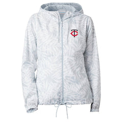 MLB Minnesota Twins Columbia Women's Flash Forward Full-Zip Windbreaker Jacket
