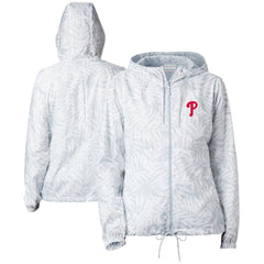 MLB Philadelphia Phillies Columbia Women's Flash Forward Full-Zip Windbreaker Jacket