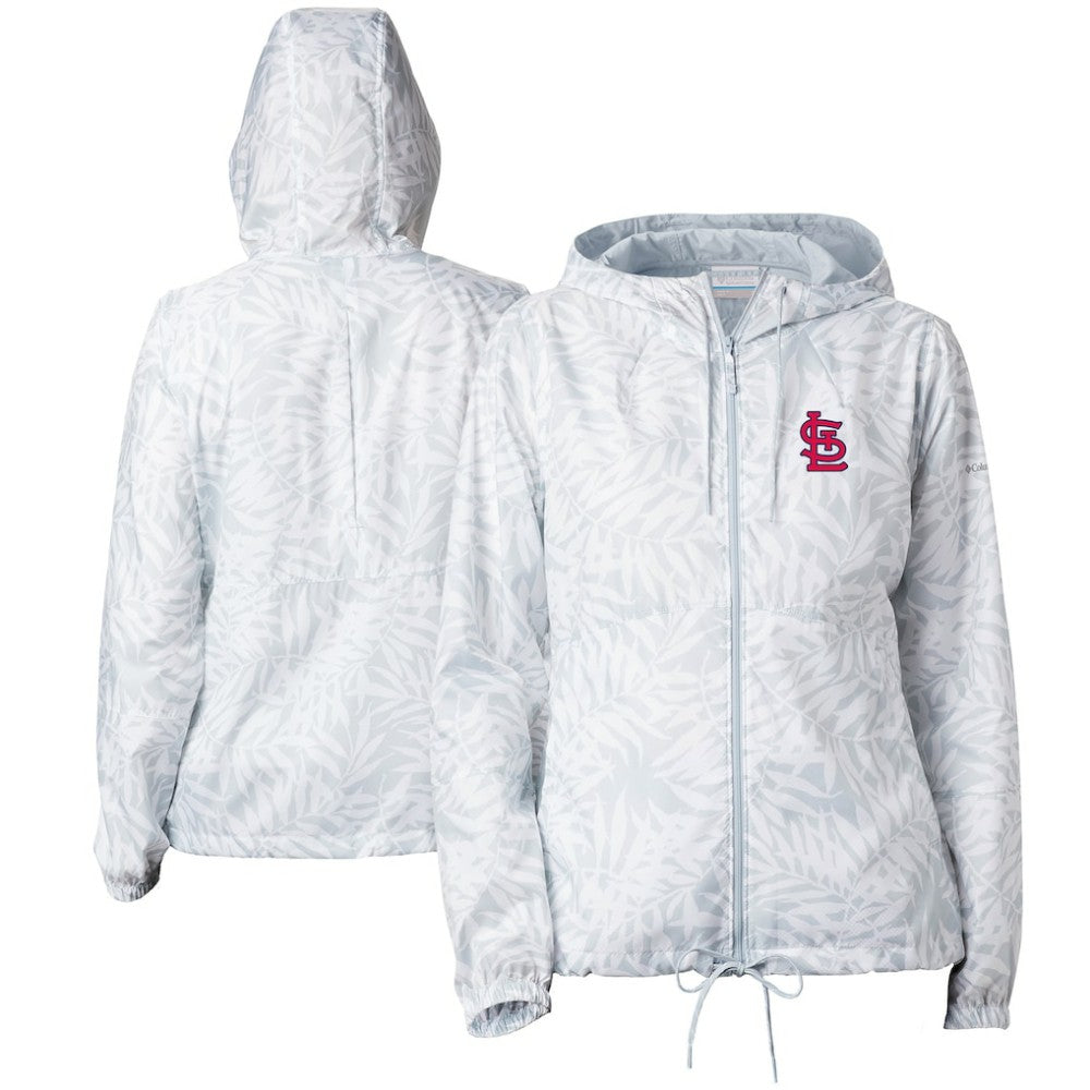 MLB St. Louis Cardinals Columbia Women's Flash Forward Full-Zip Windbreaker Jacket