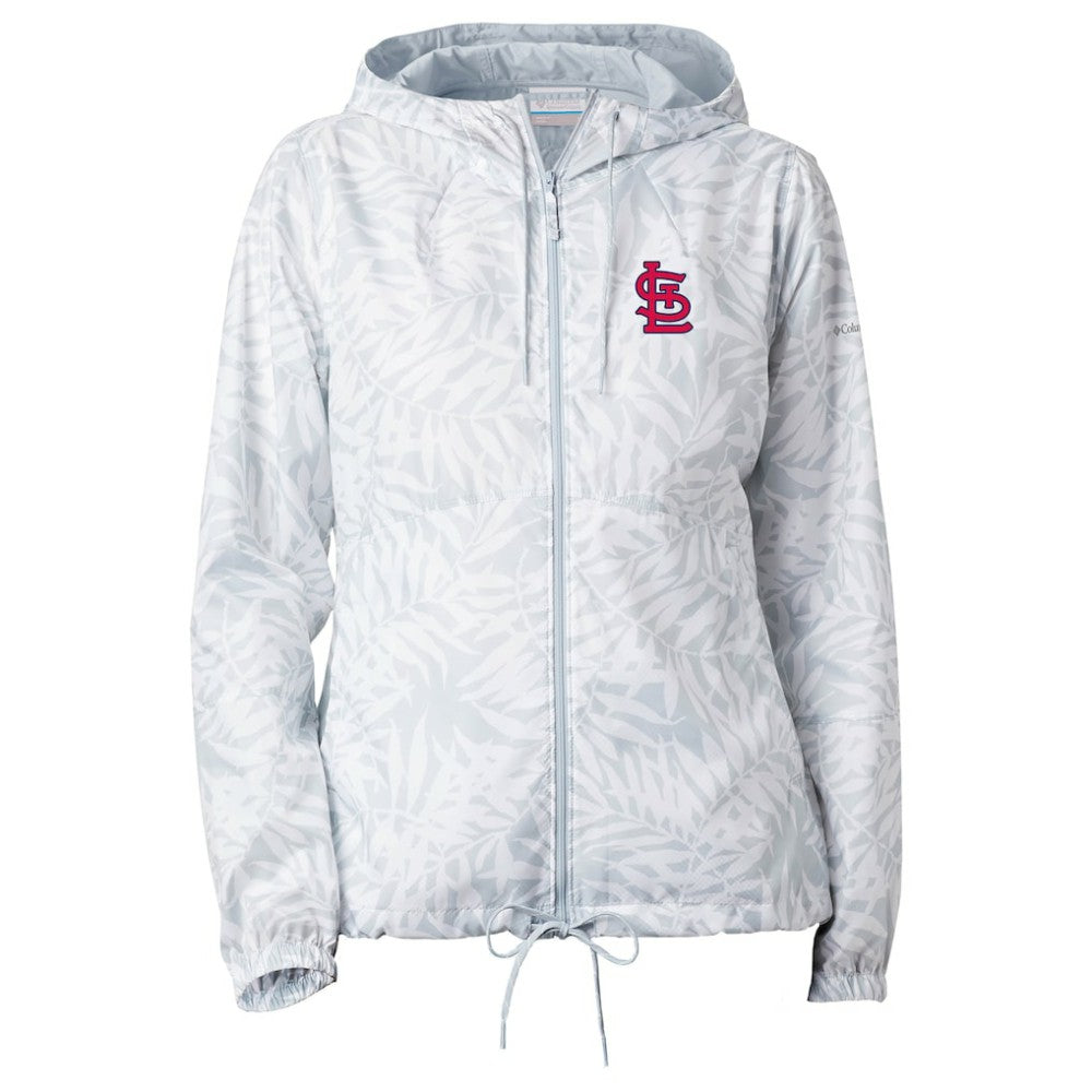 MLB St. Louis Cardinals Columbia Women's Flash Forward Full-Zip Windbreaker Jacket