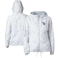MLB Tampa Bay Rays Columbia Women's Flash Forward Full-Zip Windbreaker Jacket
