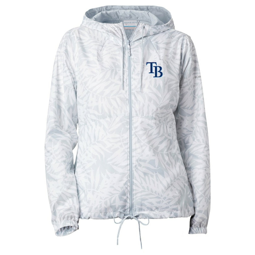 MLB Tampa Bay Rays Columbia Women's Flash Forward Full-Zip Windbreaker Jacket