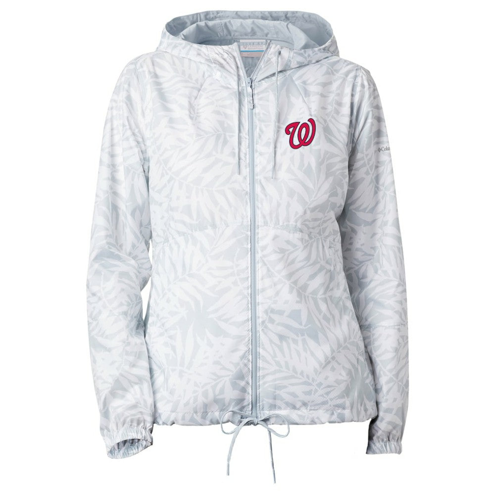 MLB Washington Nationals Columbia Women's Flash Forward Full-Zip Windbreaker Jacket