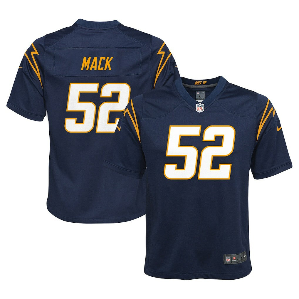 Khalil Mack  Youth Game Jersey - Los Angeles Chargers